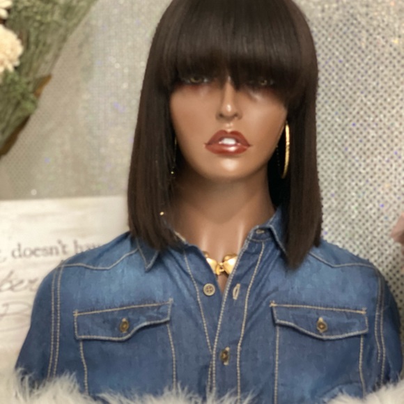 🔥 10” DARLENE (MY FIRST WIG COMPANY) FRONT LACE 💯 MALAYSIAN HUMAN HAIR WIG🔥 - Picture 4 of 13